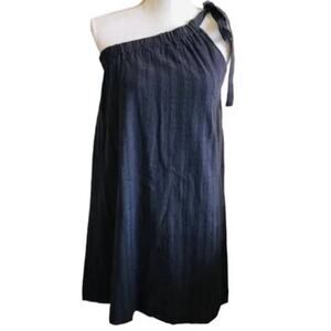 Marine Layer One Shoulder Slate Gray Dress Size Small